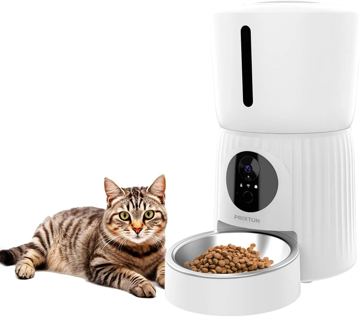Distributeur automatique de nourriture – avec caméra, connexion Wi-Fi, 4L