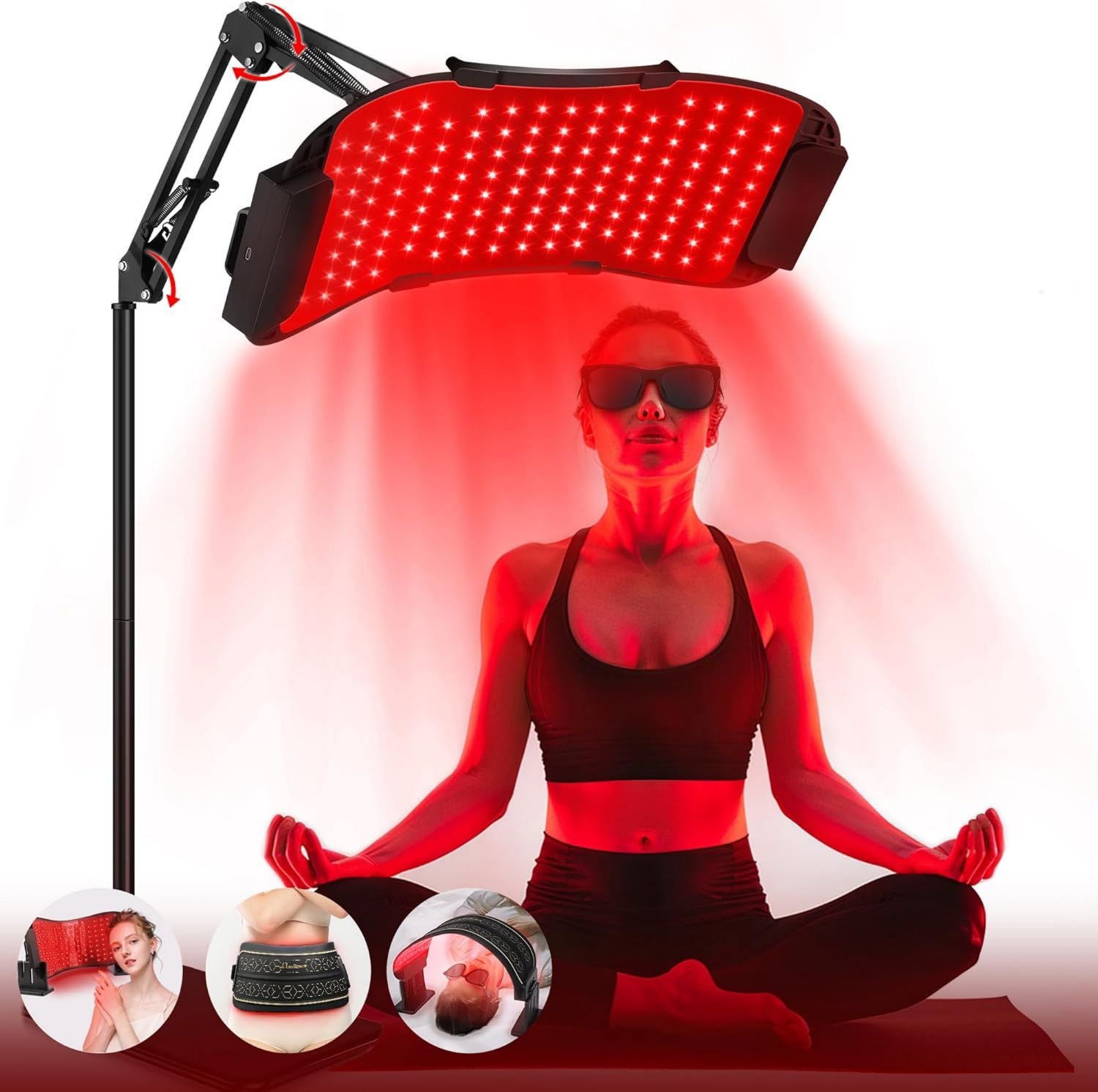 Appareil de luminothérapie rouge – affichage LED, 850 nm, LuxRenew