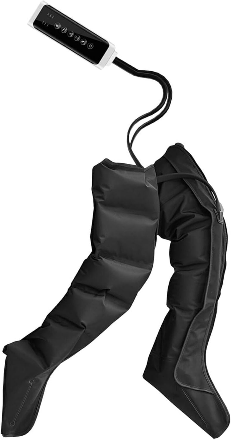 Appareil de massage - structure gonflable, massage par compression d'air, usage à domicile, noir