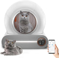 Litière autonettoyante pour chat - commande via application, grande capacité, 9 L