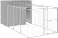 Maison pour animaux – 214 × 457 × 181 cm, gris