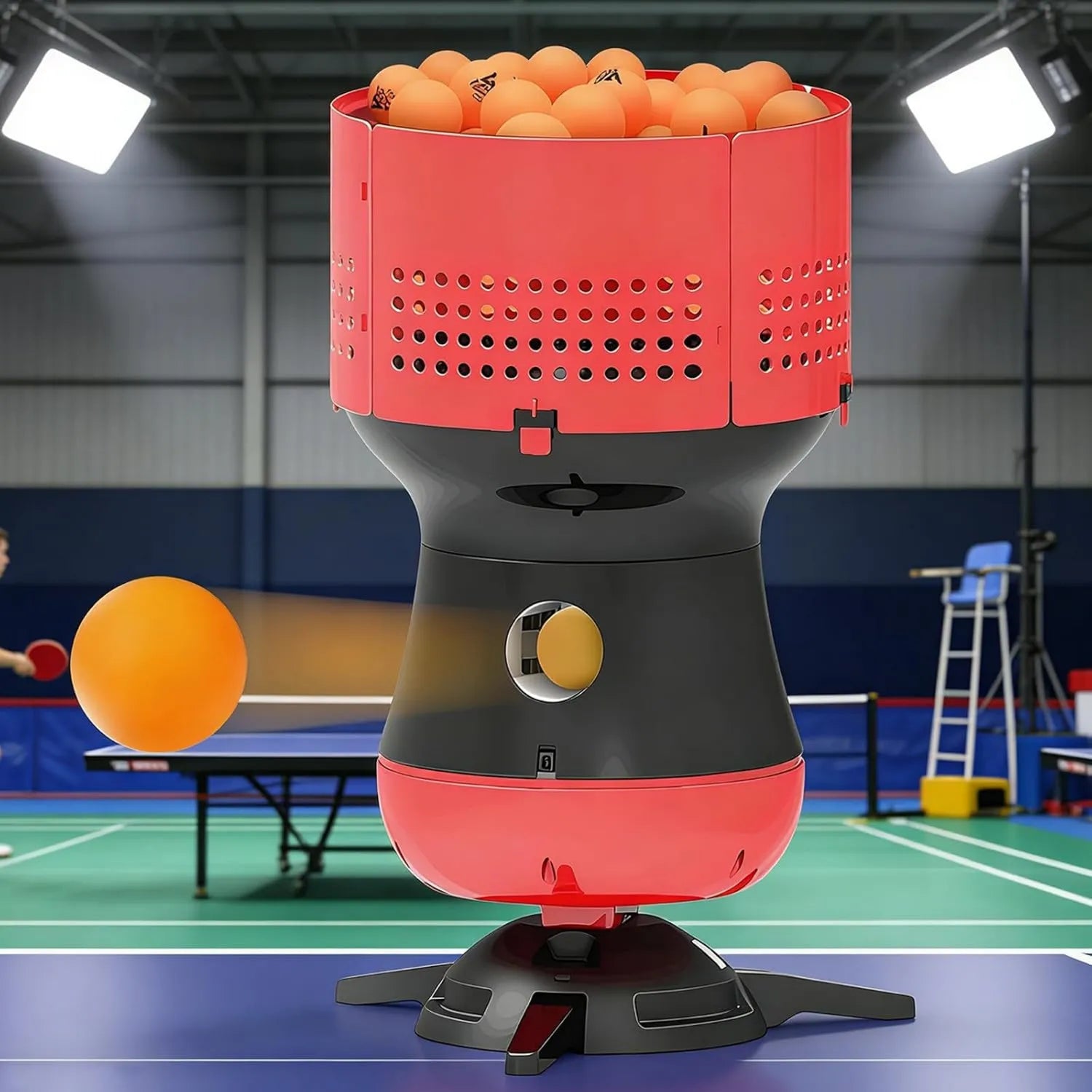 Lanceur De Balles De Ping-Pong Programmable avec TéLéCommande - format léger