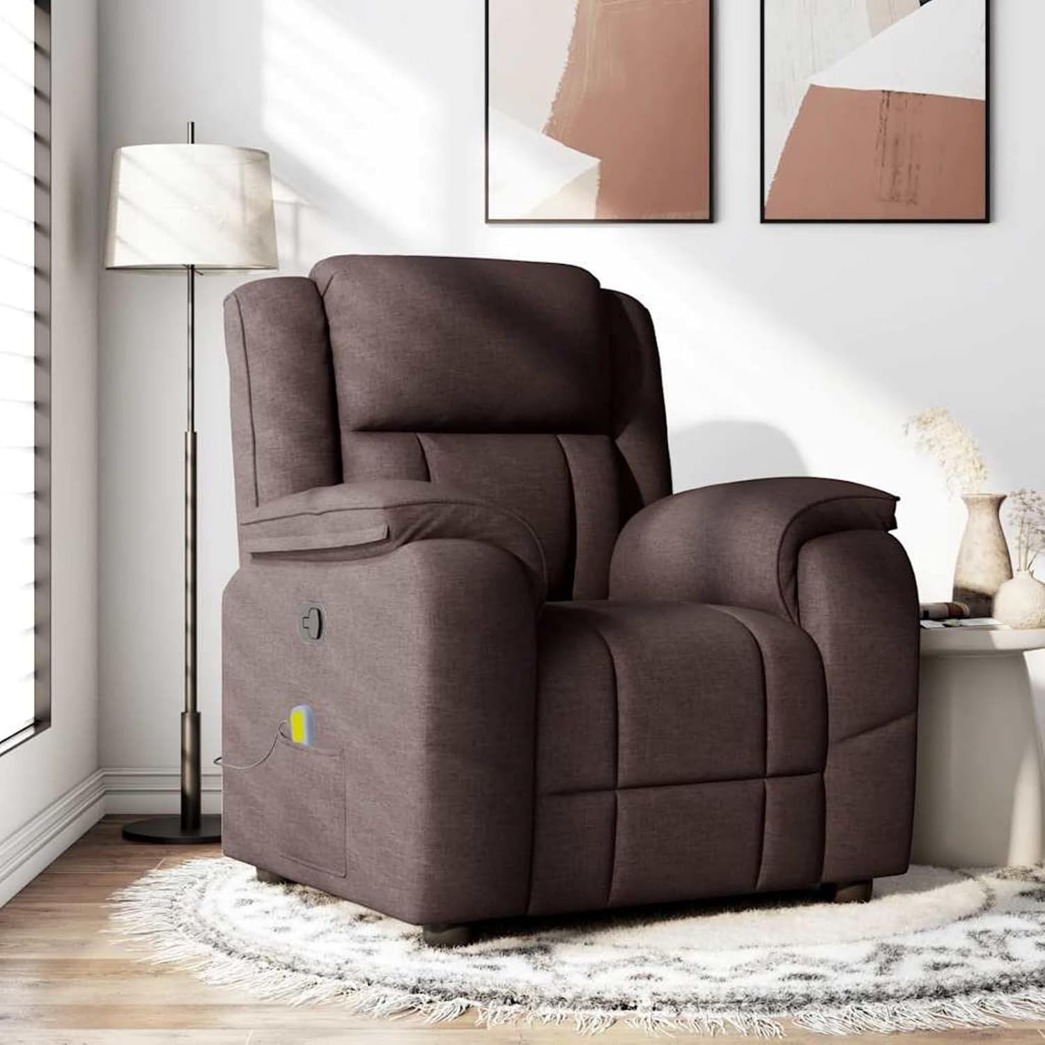 Fauteuil de massage – inclinaison réglable, marron, Gecheer