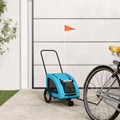 Solivagant Remorque de vélo pour Animaux de Compagnie Bleu – 7.45 KG