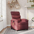 Fauteuil de massage: réglable, rouge, Homgoday